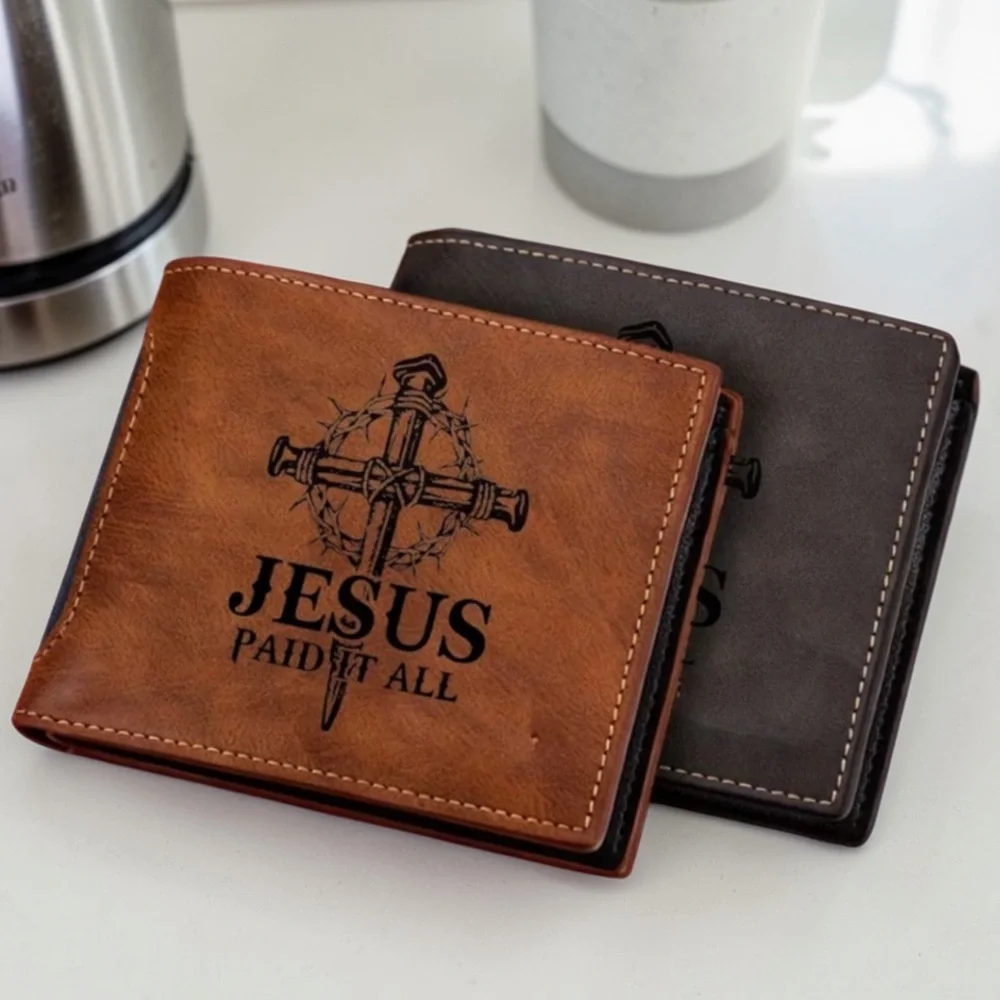 Jesus paid it all Religious Men’s Wallet